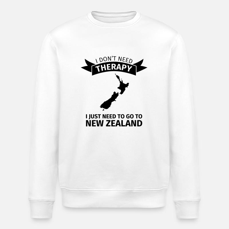Neuseeland - Stanley/Stella Unisex Bio-Sweatshirt ROLLER - Weiß