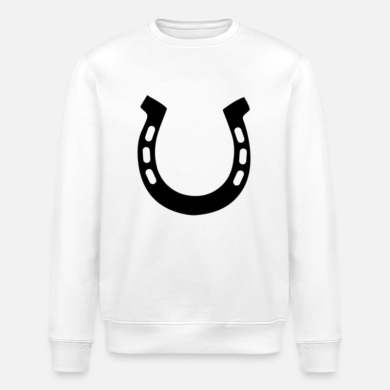 Hufeisen - Stanley/Stella Unisex Bio-Sweatshirt ROLLER - Weiß