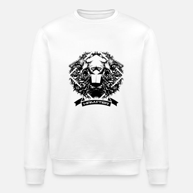 Monstres de Hamster - Sweat bio ROLLER Stanley/Stella Unisexe - blanc