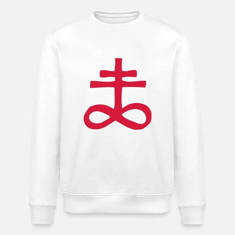 Satan__V001 - Stanley/Stella Unisex Bio-Sweatshirt ROLLER - Weiß