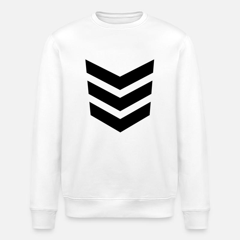 pfeil_f1 - Stanley/Stella Unisex Bio-Sweatshirt ROLLER - Weiß