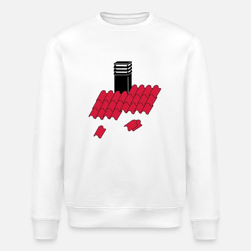 Überdachung _chimney_c1 - Stanley/Stella Unisex Bio-Sweatshirt ROLLER - Weiß