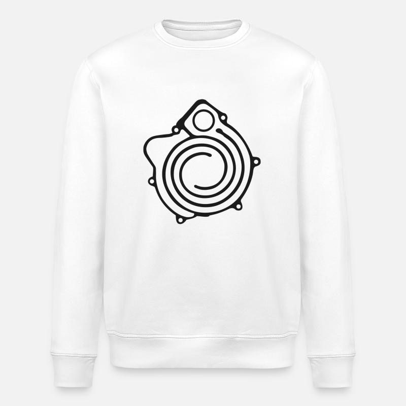 G-Lader schwarz - Stanley/Stella Unisex Bio-Sweatshirt ROLLER - Weiß
