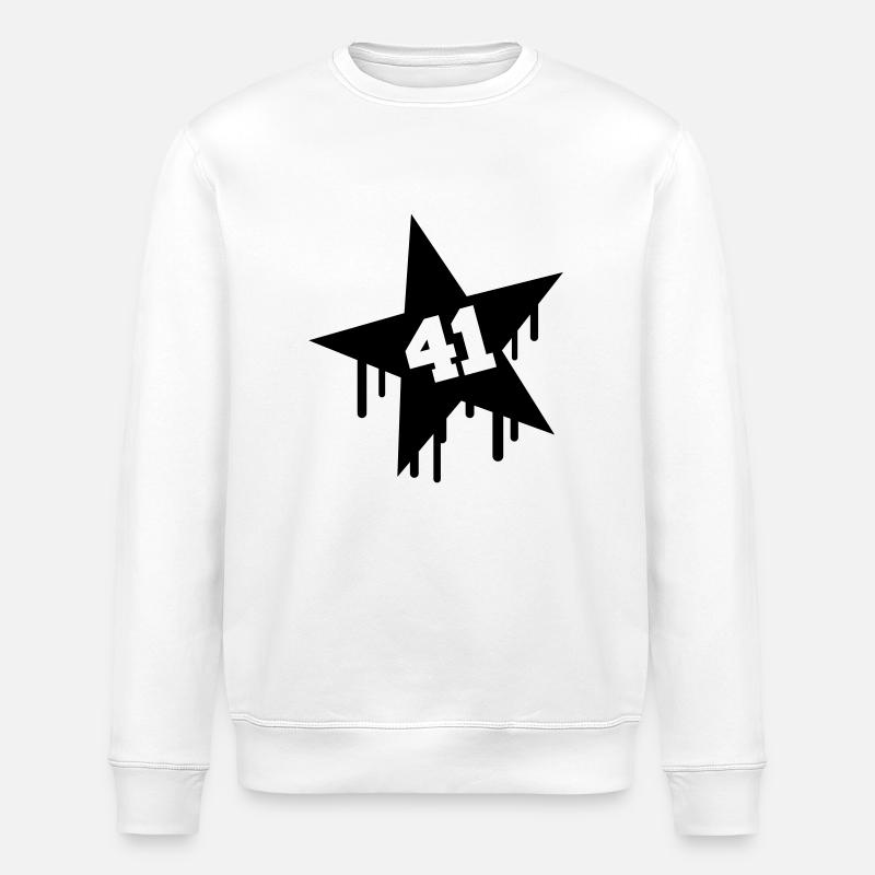 41 Star - Sweat bio ROLLER Stanley/Stella Unisexe - blanc