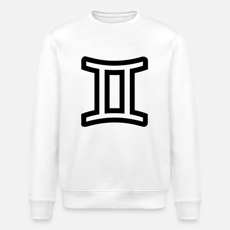 Gemini - Stanley/Stella ROLLER Unisex Organic Sweatshirt - white