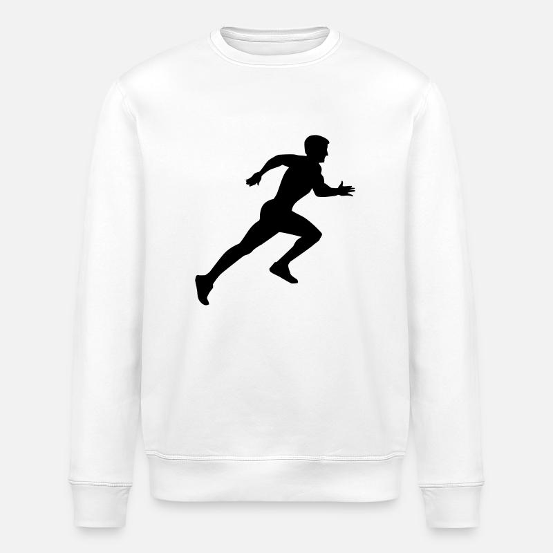 Running - Stanley/Stella ROLLER Unisex Organic Sweatshirt - white