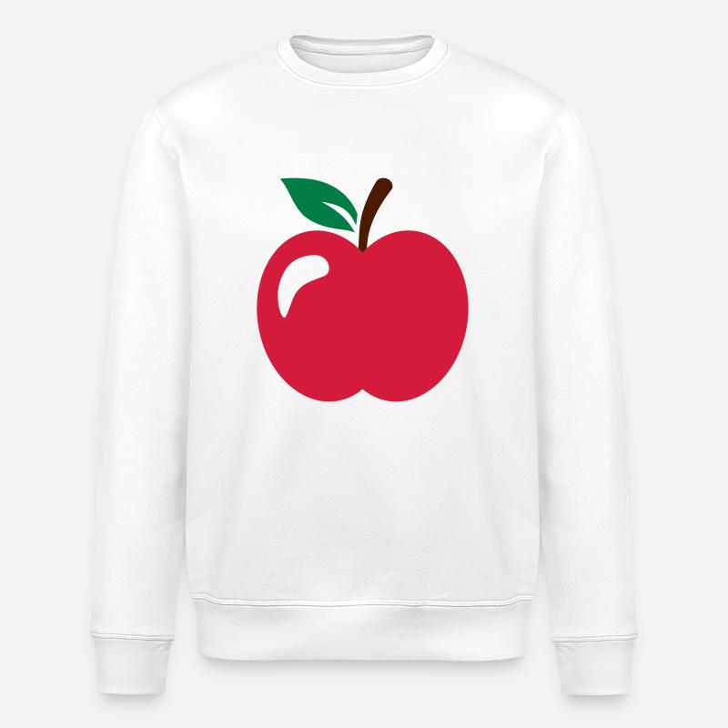 Apfel - Stanley/Stella Unisex Bio-Sweatshirt ROLLER - Weiß
