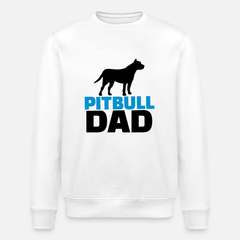 Pitbull - Stanley/Stella Unisex Bio-Sweatshirt ROLLER - Weiß
