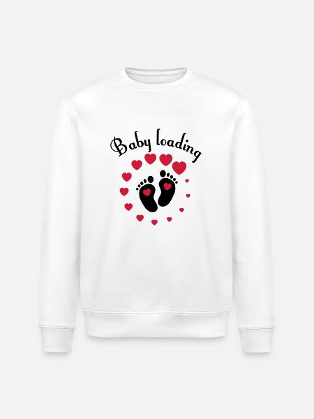 Baby loading - Stanley/Stella Unisex Bio-Sweatshirt ROLLER - Weiß