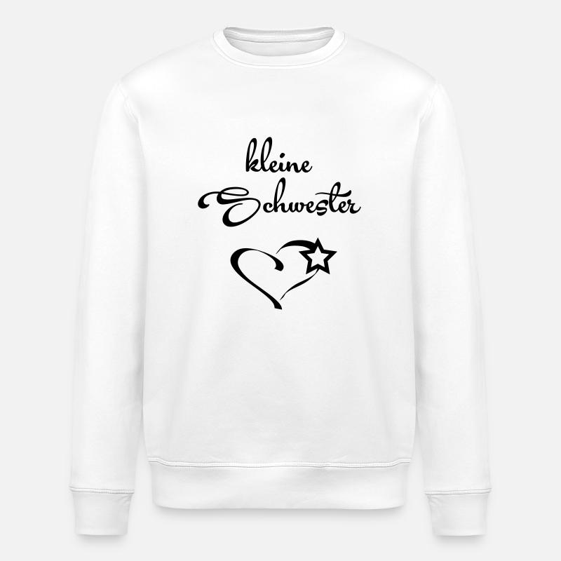 Kleine Schwester - Sweat bio ROLLER Stanley/Stella Unisexe - blanc