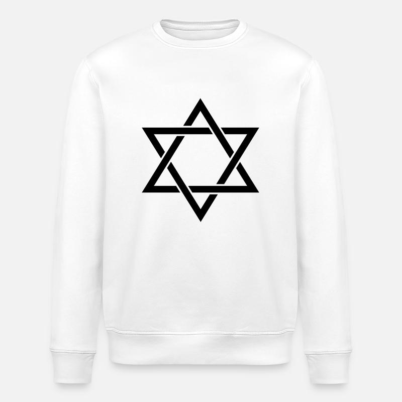 Hexagramm - Stanley/Stella Unisex Bio-Sweatshirt ROLLER - Weiß