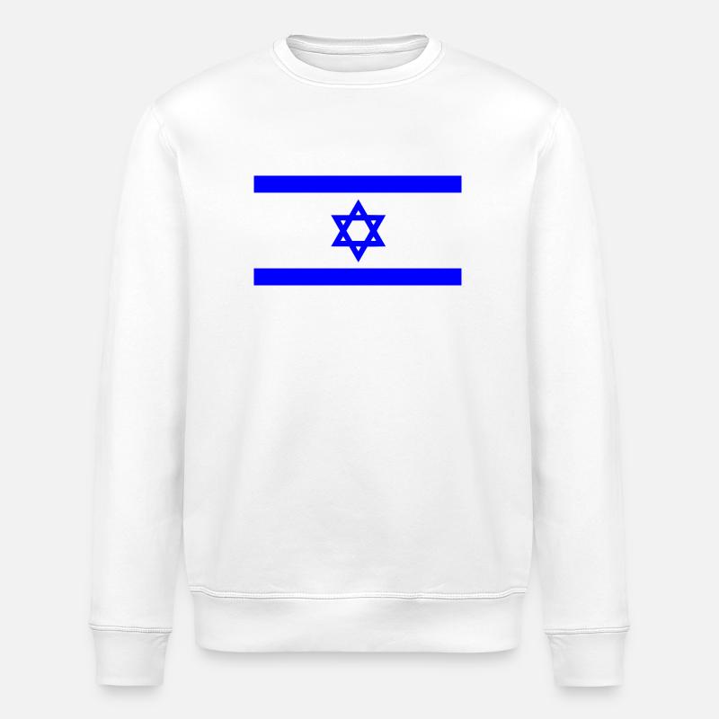 Israel - Stanley/Stella Unisex Bio-Sweatshirt ROLLER - Weiß