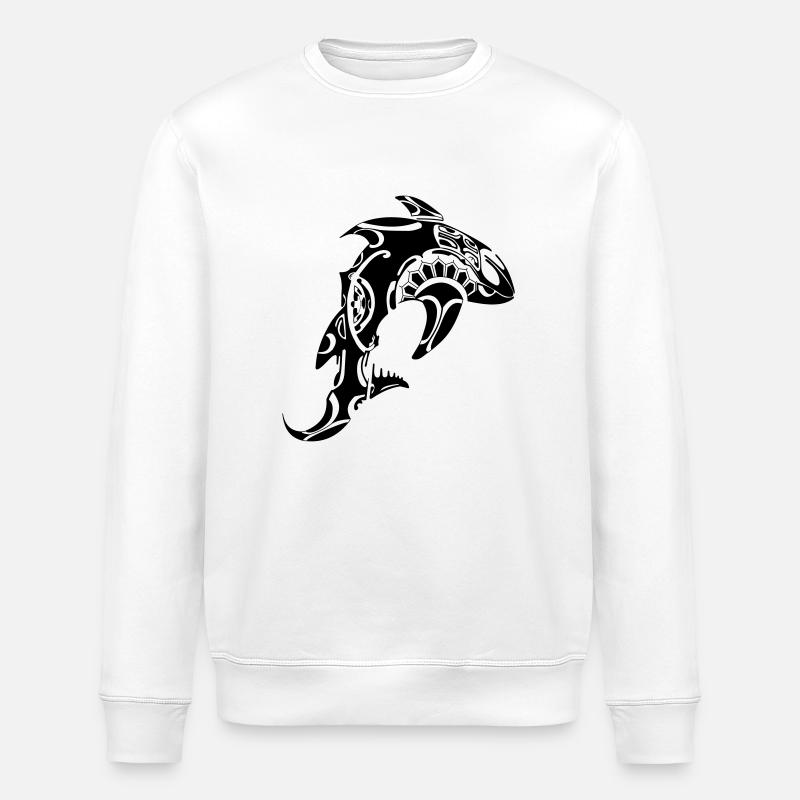 Orca - Stanley/Stella Unisex Bio-Sweatshirt ROLLER - Weiß