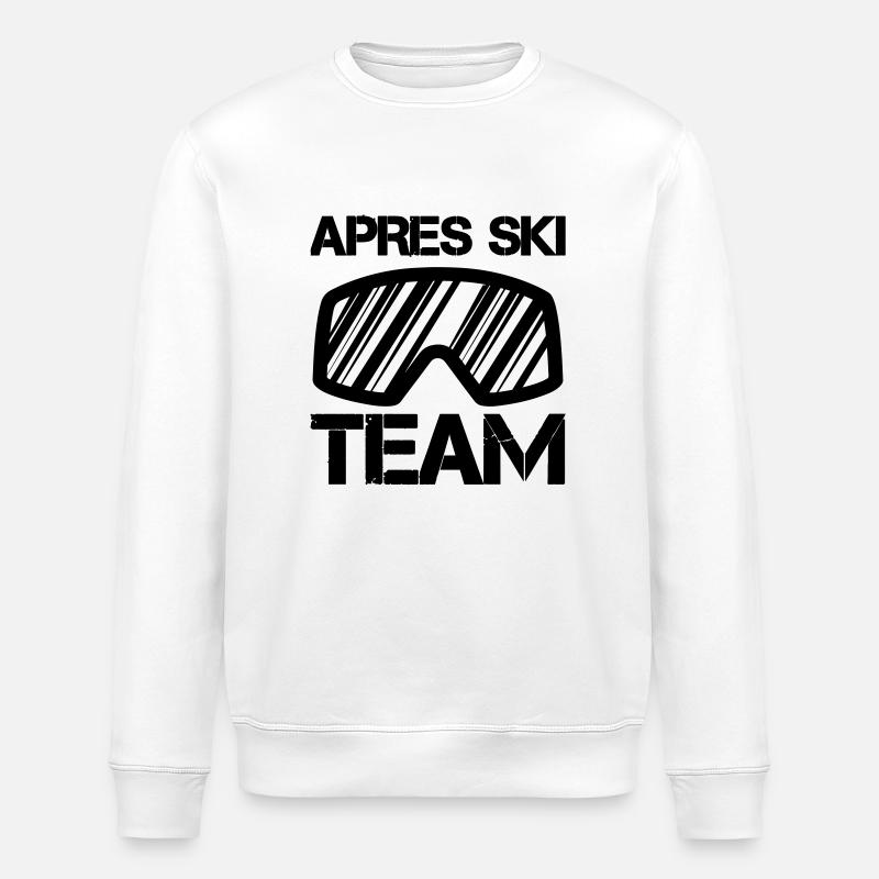 apres ski team - Stanley/Stella Unisex Bio-Sweatshirt ROLLER - Weiß