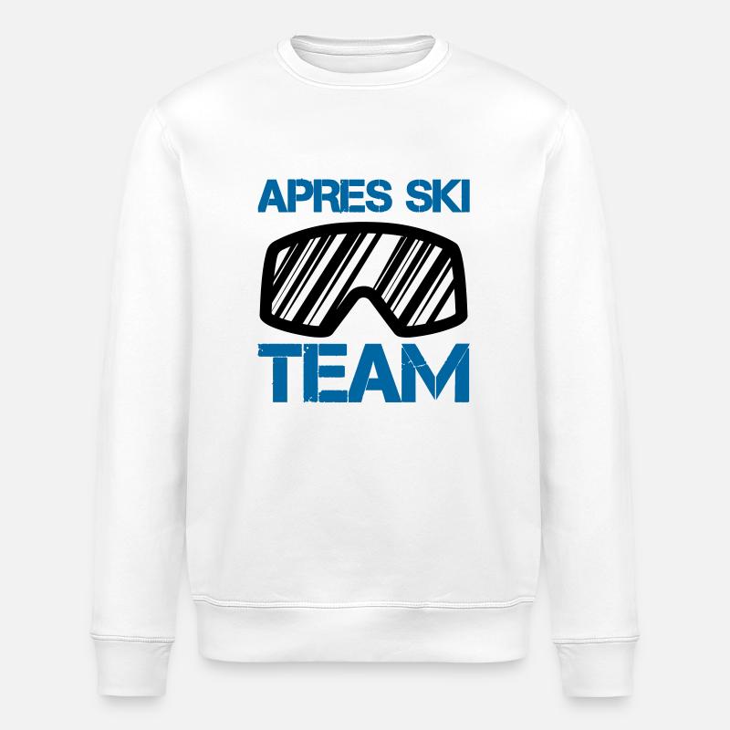 apres ski team - Stanley/Stella Unisex Bio-Sweatshirt ROLLER - Weiß