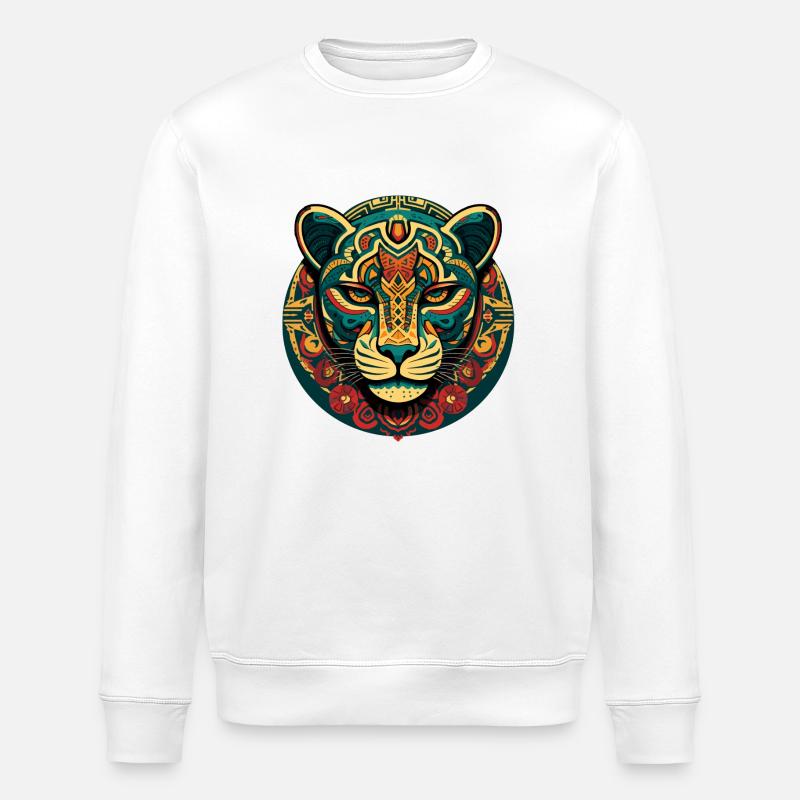 Jaguar mexicain - Sweat bio ROLLER Stanley/Stella Unisexe - blanc
