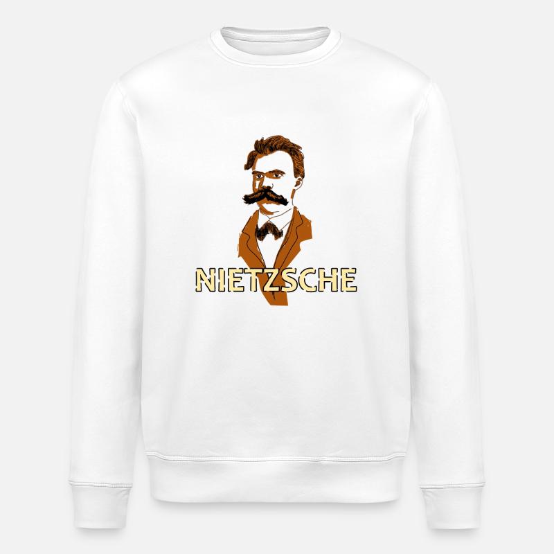 Nietzsche - Sweat bio ROLLER Stanley/Stella Unisexe - blanc