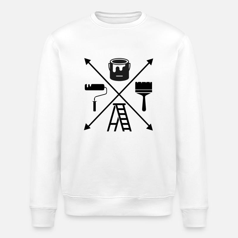 delete - Stanley/Stella ROLLER Unisex Organic Sweatshirt - white