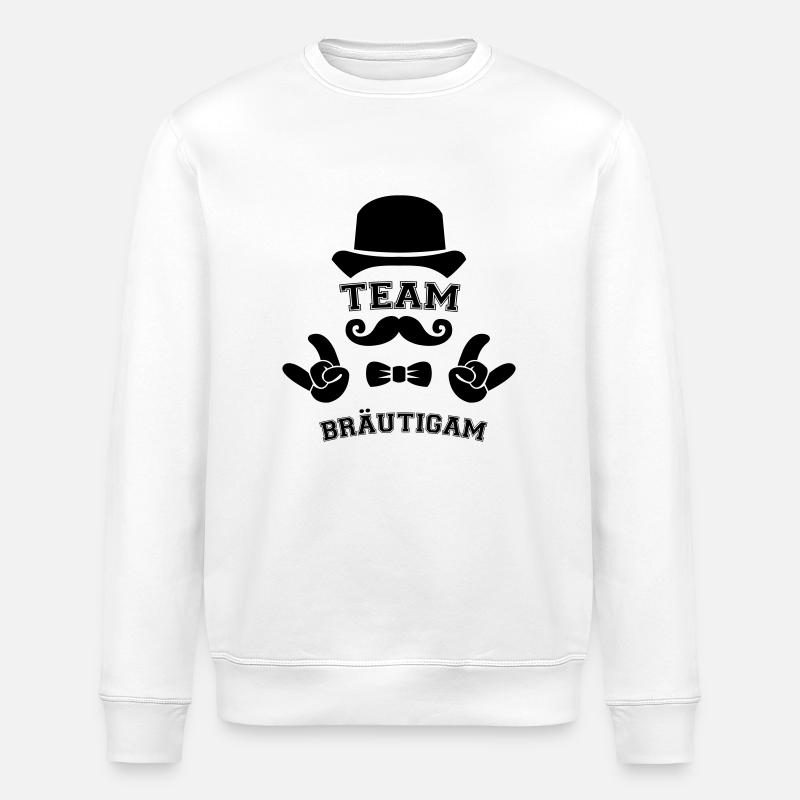 Équipe Groom - Sweat bio ROLLER Stanley/Stella Unisexe - blanc