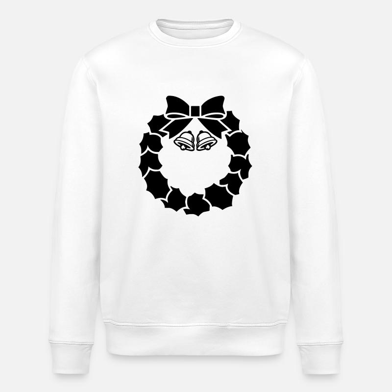 kranz glocken 001 - Stanley/Stella Unisex Bio-Sweatshirt ROLLER - Weiß