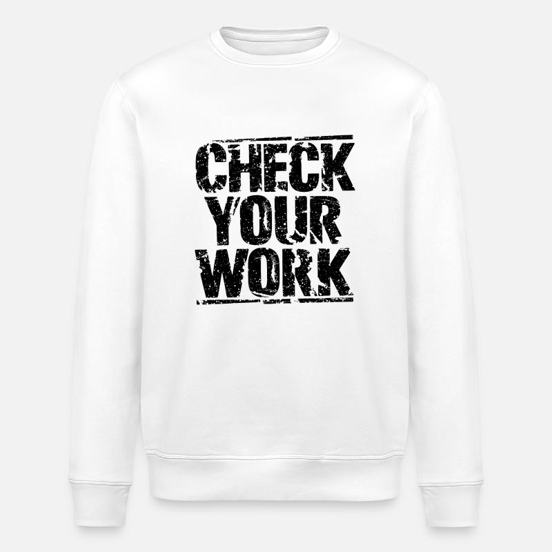 Mathematik leicht gemacht - Stanley/Stella Unisex Bio-Sweatshirt ROLLER - Weiß