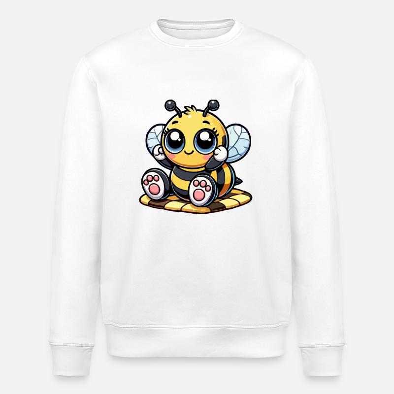 Bébé abeille - Sweat bio ROLLER Stanley/Stella Unisexe - blanc