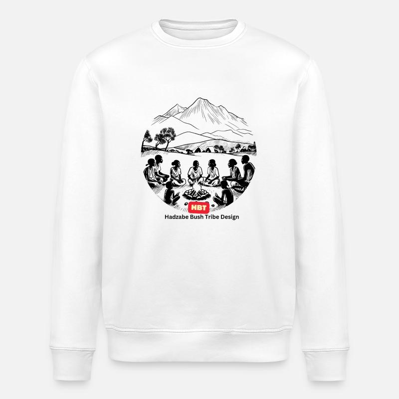 LGBT 46 - Stanley/Stella Unisex Bio-Sweatshirt ROLLER - Weiß