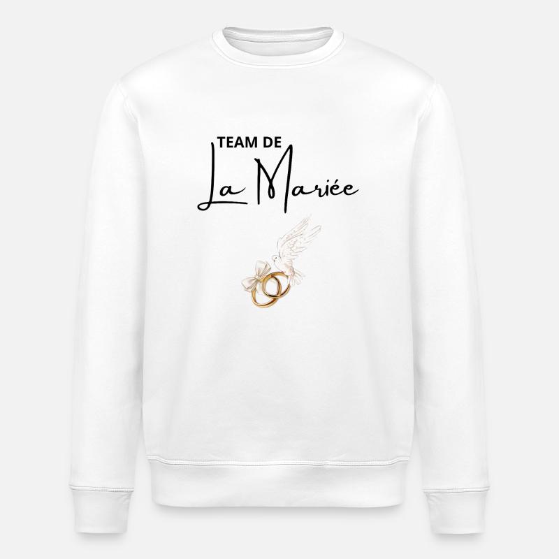 Das Brautteam - Stanley/Stella Unisex Bio-Sweatshirt ROLLER - Weiß