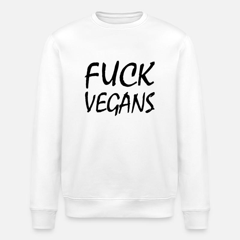 BAISE VEGANS - Sweat bio ROLLER Stanley/Stella Unisexe - blanc