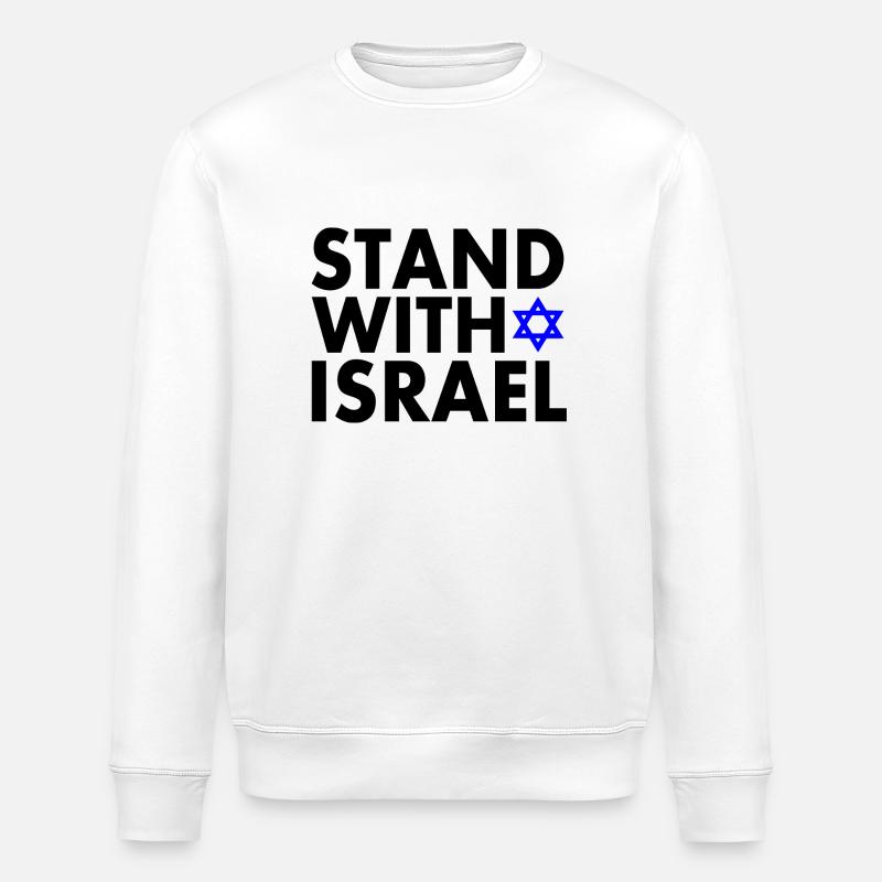 Israel - Sweat bio ROLLER Stanley/Stella Unisexe - blanc