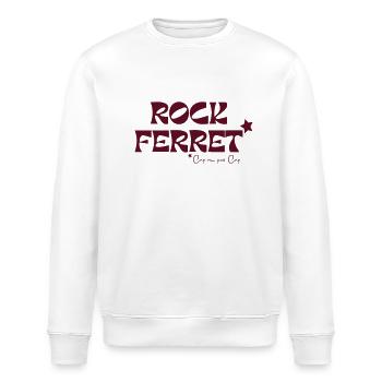 Rock Ferret - Sweat bio ROLLER Stanley/Stella Unisexe - blanc - Devant - Nik (191cm)