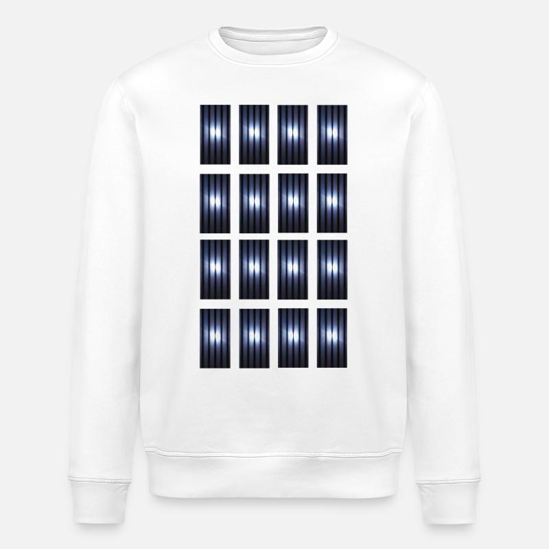 Hypnotic shadow - Stanley/Stella ROLLER Unisex Organic Sweatshirt - white