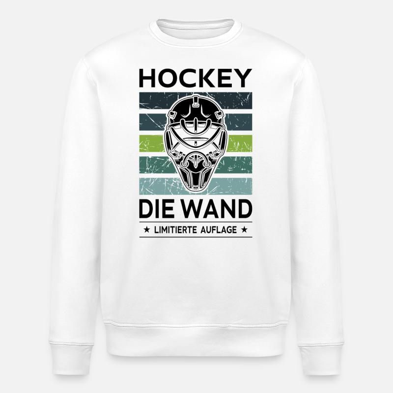 Hockey - Stanley/Stella Unisex Bio-Sweatshirt ROLLER - Weiß