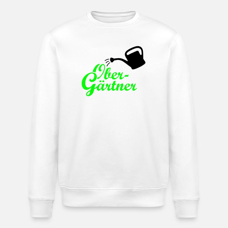 Obergärtner Giesskanne - Stanley/Stella Unisex Bio-Sweatshirt ROLLER - Weiß