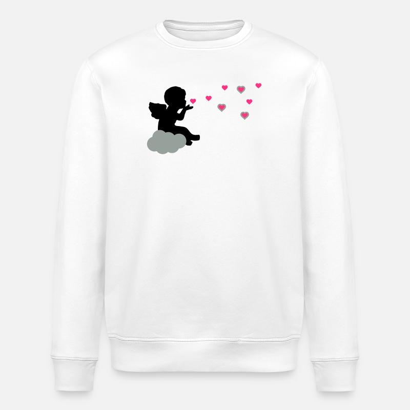 Cher ange - Sweat bio ROLLER Stanley/Stella Unisexe - blanc