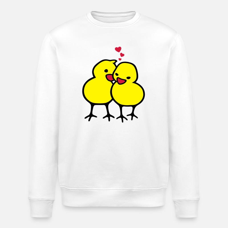 chicks in love (c) - Sweat bio ROLLER Stanley/Stella Unisexe - blanc