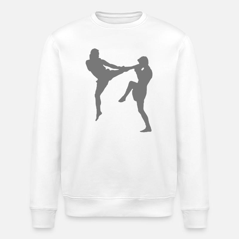 combattant - Sweat bio ROLLER Stanley/Stella Unisexe - blanc