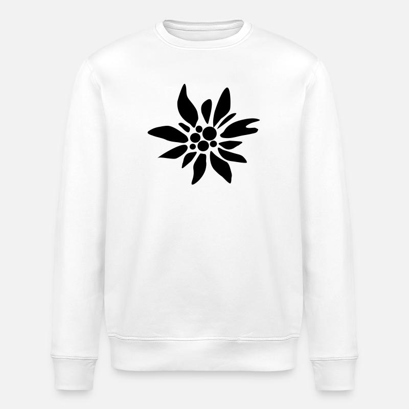 Edelweiss - Stanley/Stella Unisex Bio-Sweatshirt ROLLER - Weiß