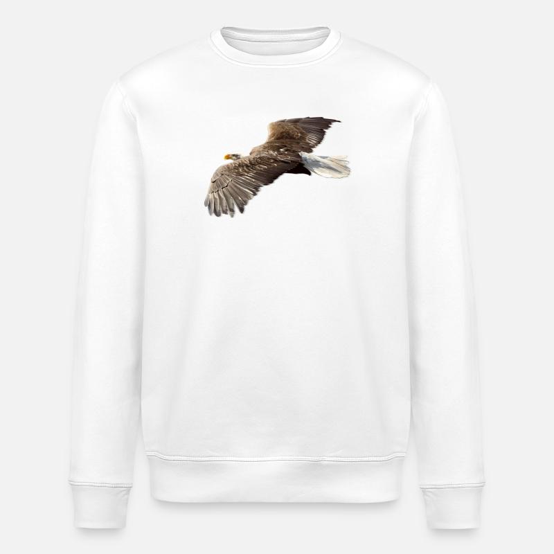 Adler - Stanley/Stella Unisex Bio-Sweatshirt ROLLER - Weiß