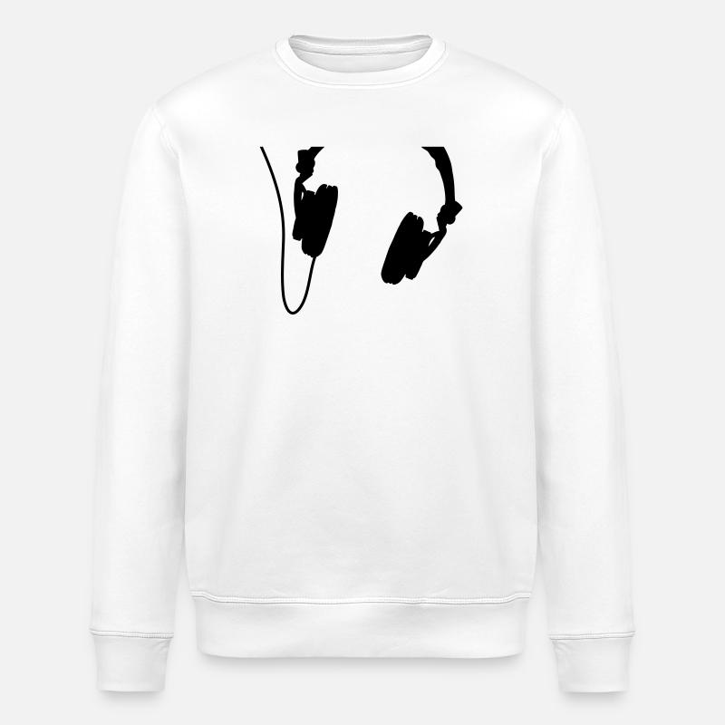 ecouteurs - Sweat bio ROLLER Stanley/Stella Unisexe - blanc