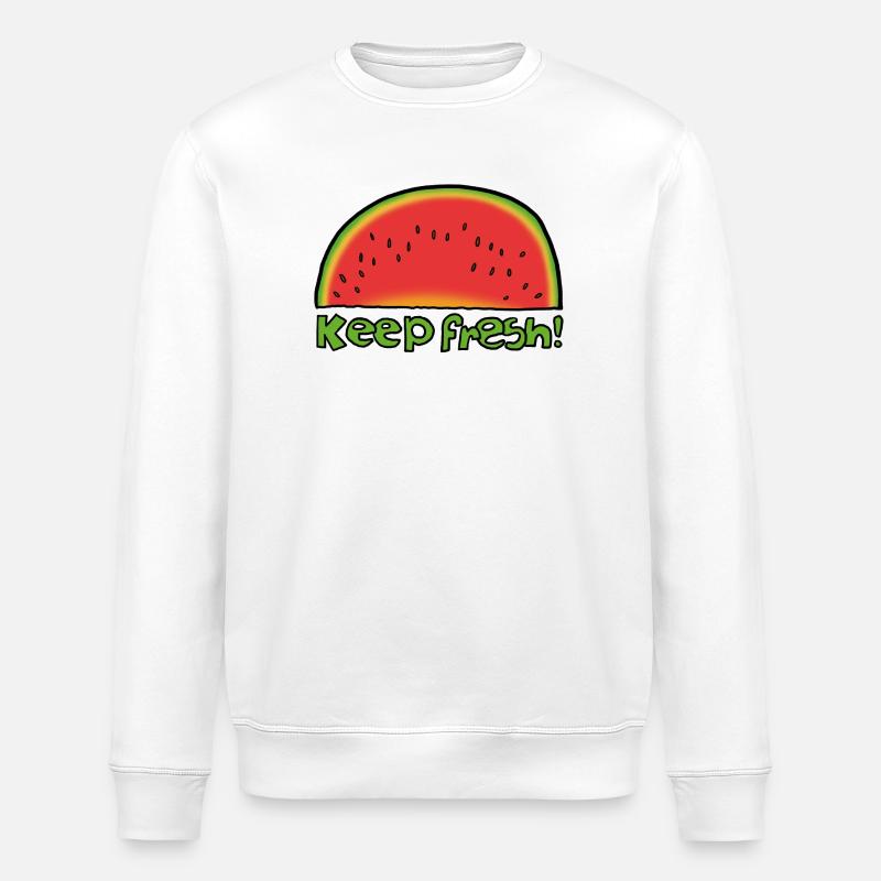 Melone - Stanley/Stella Unisex Bio-Sweatshirt ROLLER - Weiß