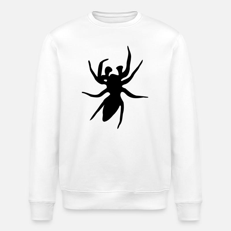 Spider - Stanley/Stella Unisex Bio-Sweatshirt ROLLER - Weiß