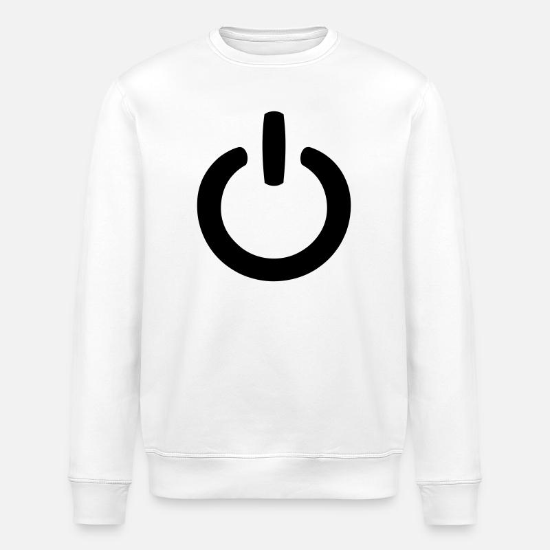 Power Symbol - Stanley/Stella Unisex Bio-Sweatshirt ROLLER - Weiß