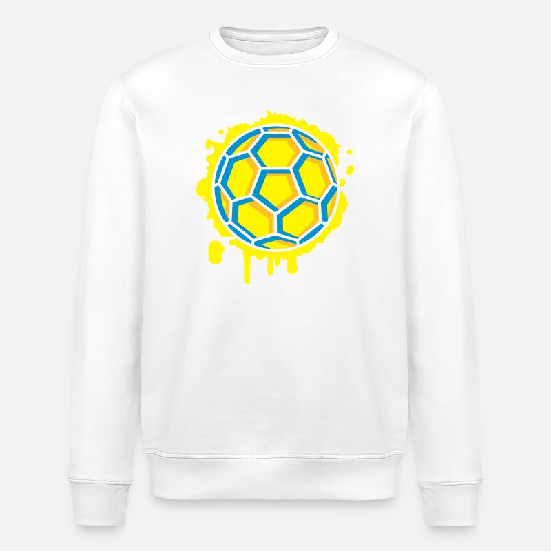 une Handball Graffiti - Sweat bio ROLLER Stanley/Stella Unisexe - blanc