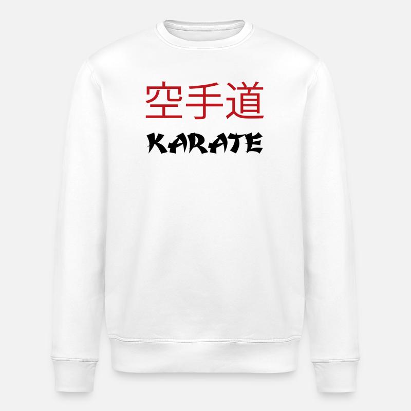 karaté - Stanley/Stella Unisex Bio-Sweatshirt ROLLER - Weiß