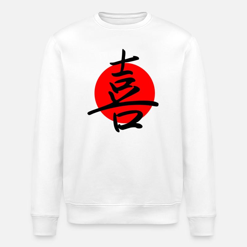 Joy - Stanley/Stella ROLLER Unisex Organic Sweatshirt - white