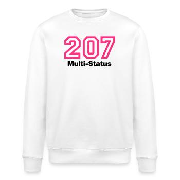 Error 207 Multi-Status - Stanley/Stella Unisex Bio-Sweatshirt ROLLER - Weiß - Vorne - Nik (191cm)