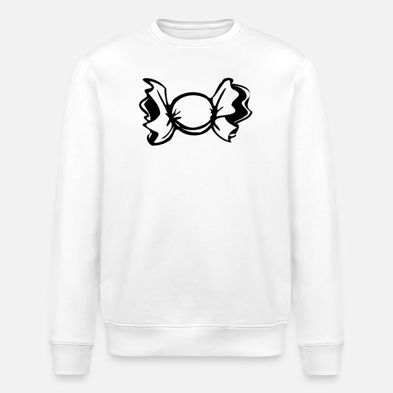 Bonbon Design klassisch - Stanley/Stella Unisex Bio-Sweatshirt ROLLER - Weiß