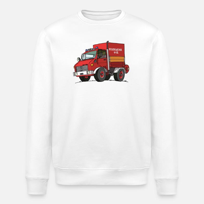 Logistimog - Stanley/Stella Unisex Bio-Sweatshirt ROLLER - Weiß