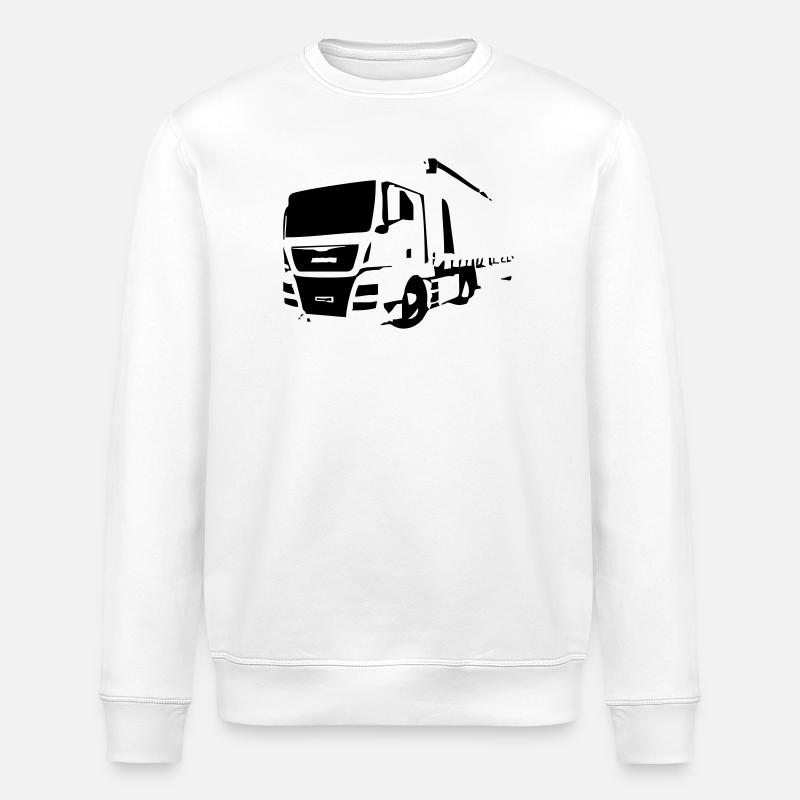 Truck2 - Stanley/Stella Unisex Bio-Sweatshirt ROLLER - Weiß